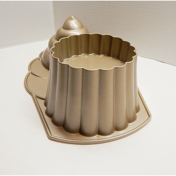 Nordic Ware Heavy Great Cupcake Cake Pan Williams Sonoma 10 Cup Mold Made in USA - Picture 4 of 8
